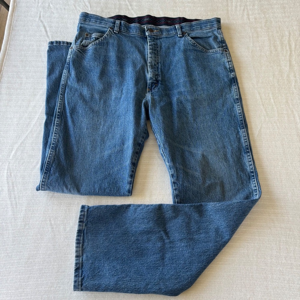 Wrangler Premium Quality Regular Fit Jeans Blue 855WAQD 38x32 Mens